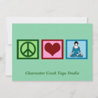 Peace Liebe Yoga Custom Studio Name Weihnachten