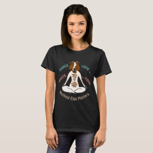 PEACE LIEBE ZIATEN YOGA GetYerGoat™ T-Shirt