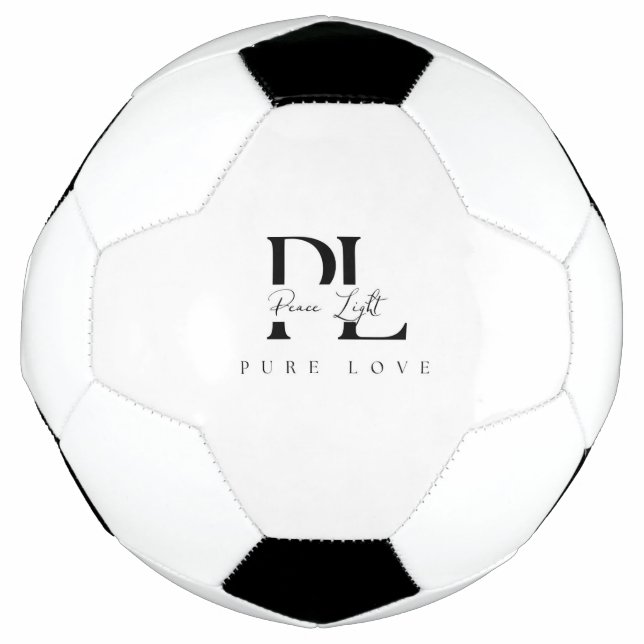 „Peace Light – Pure Love“-Logo Fußball (Vorderseite)