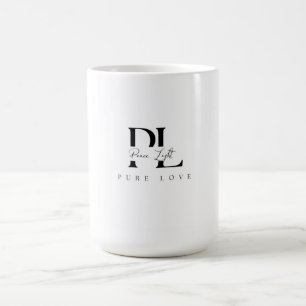 „Peace Light – Pure Love“-Logo Kaffeetasse