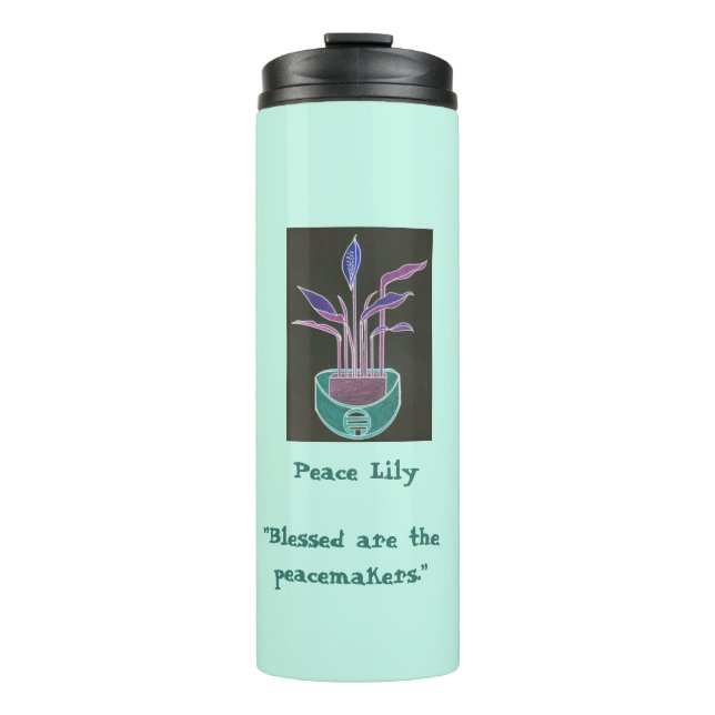 Peace Lily Thermosbecher (Vorderseite)