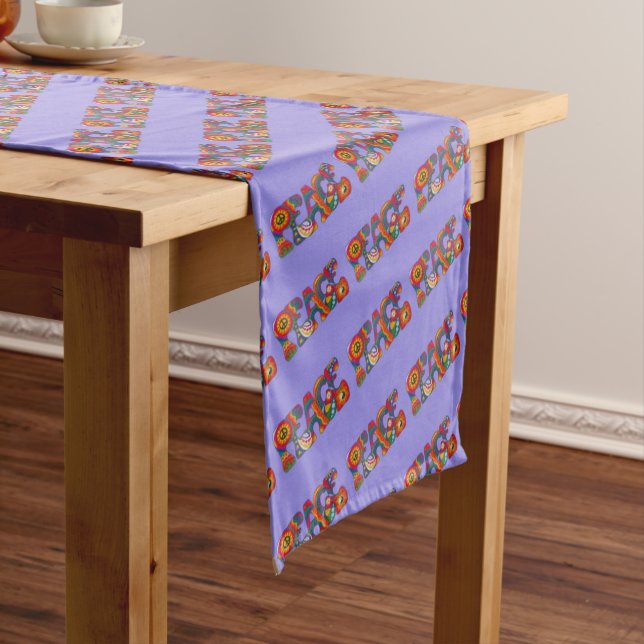 Peace Long Table Runner Großer Tischläufer (Beispiel)
