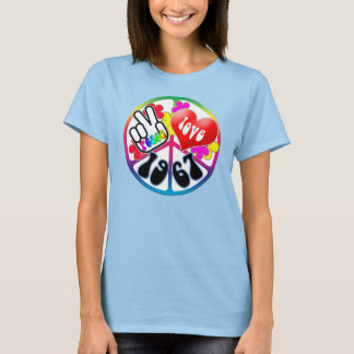 Peace Love 1967 T-Shirt