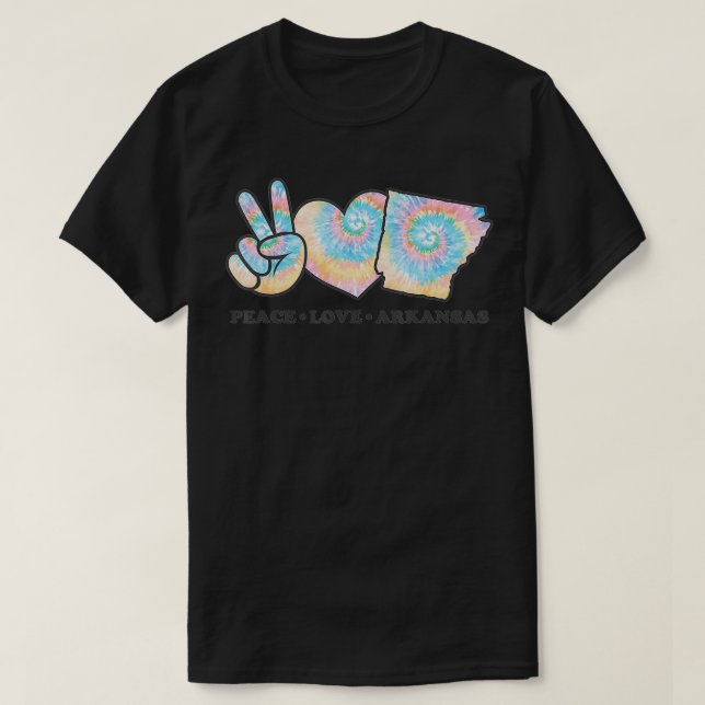 Peace Love Arkansas  T-Shirt (Design vorne)