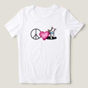 Peace Love Bostons T-Shirt Tri-Blend Shirt