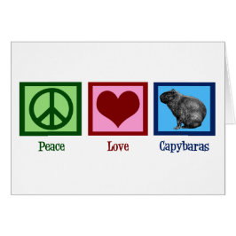 Peace Love Capybaras