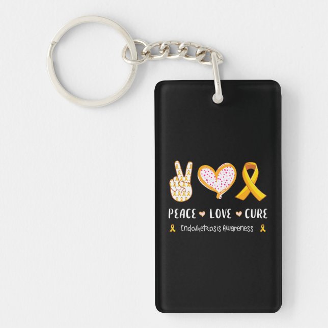 Peace Love cure Endometriose sensibilisation pour  (Devant)