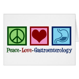 Peace Love Gastroenterology Office Carte de vacanc