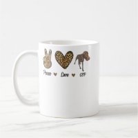Peace Love GSP german pointer Pet Dog Puppy Owner