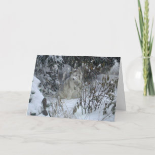 Peace Love Joy Chien Carte de Noël