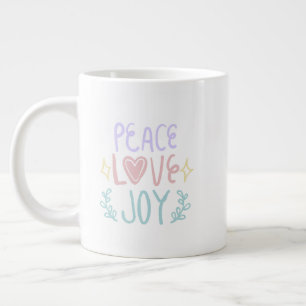 Peace Love Joy 😁 tasse de café