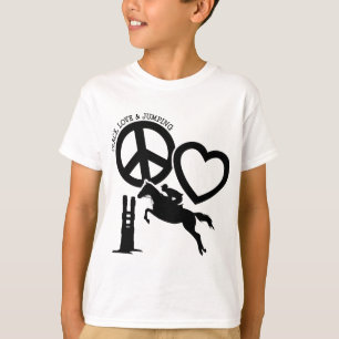 PEACE-LOVE-JUMPING T-Shirt