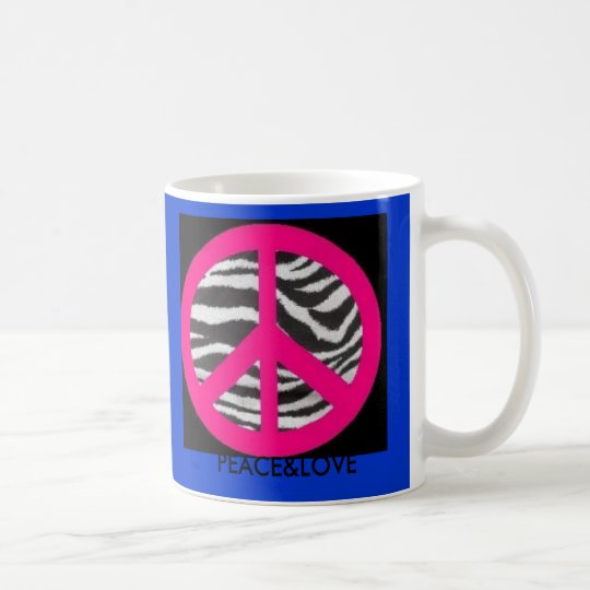 PEACE&LOVE KAFFEETASSE