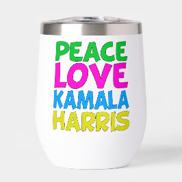 Peace Love Kamala Harris Cute Election