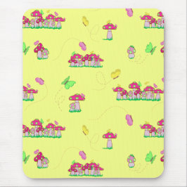 Peace Love Mushrooms Mousepad