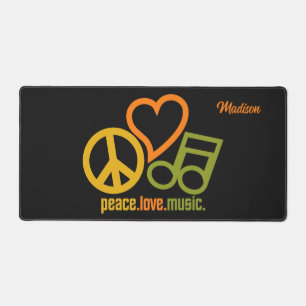 Peace Love Music nom personnalisé