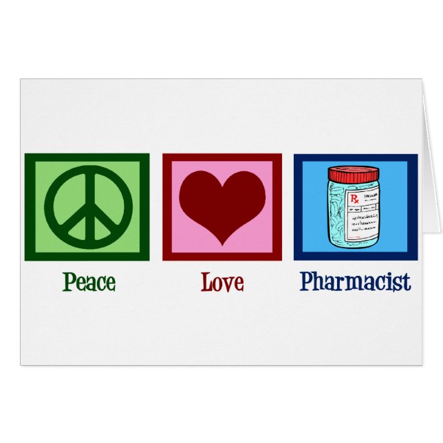 Peace Love Pharmist (Devant horizontal)