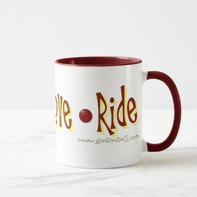 Peace*Love*Ride - tasse de café (Droite)