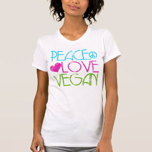 . Peace.Love.Vegan. T-Shirt