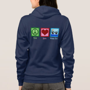 Peace Love Water Polo Sweat - shirt à capuche fem