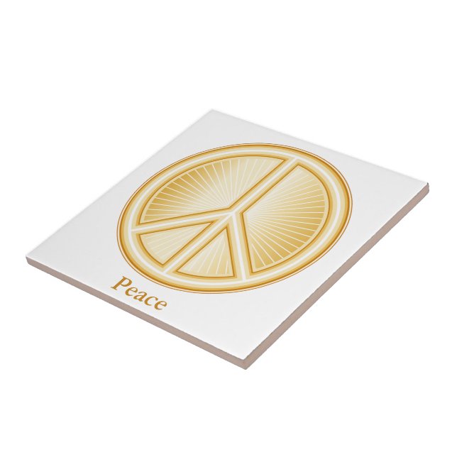 Peace Mandala Fliese (Seite)