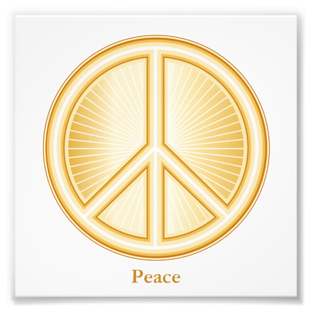Peace Mandala Fotodruck (Vorne)
