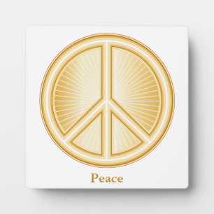 Peace Mandala Fotoplatte