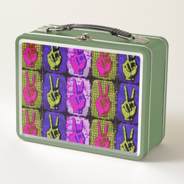 Peace Metal Lunch Box (Vorderseite)