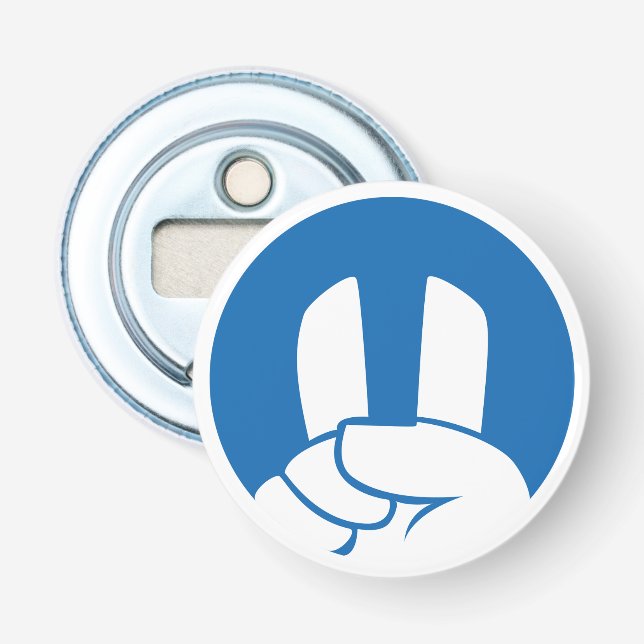 Peace Mopar Logo Flaschenetikett Flaschenöffner (Vorderseite)