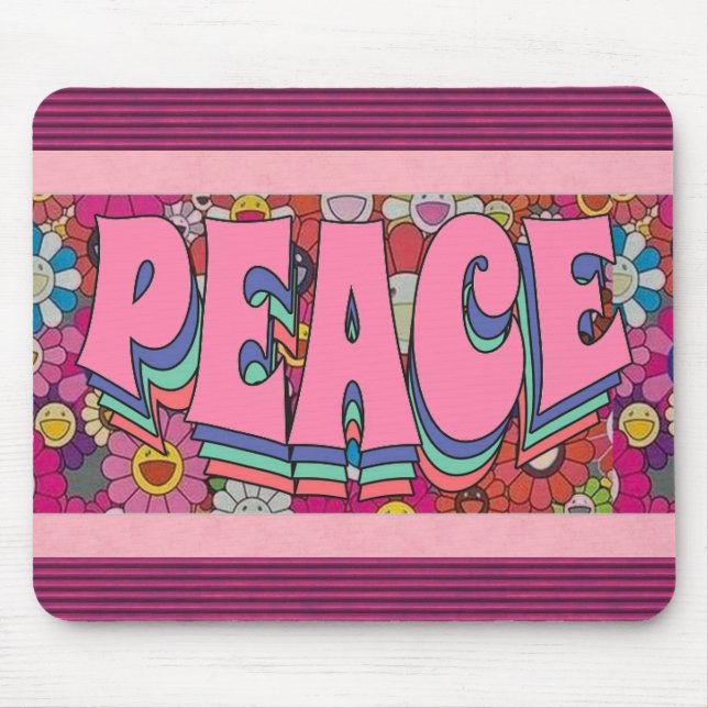 Peace Mouse Pad Mousepad (Vorne)