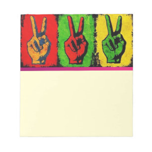 Peace Notepad Notizblock