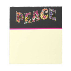 Peace Notepad Notizblock