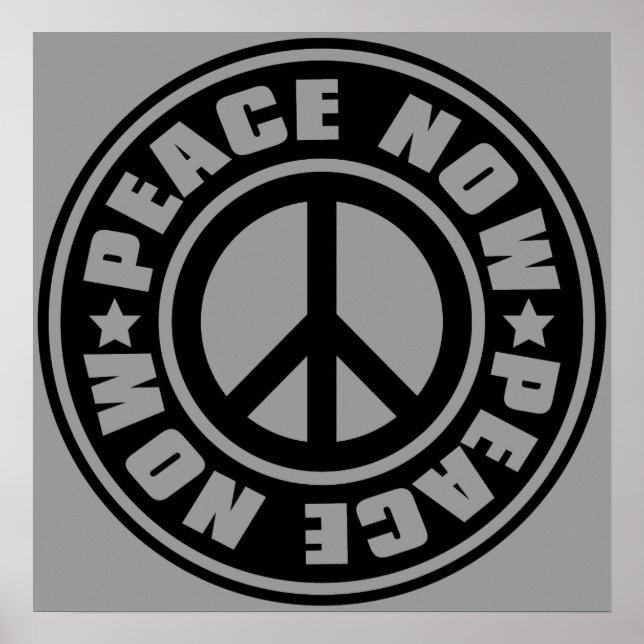 PEACE_NOW POSTER (Vorne)