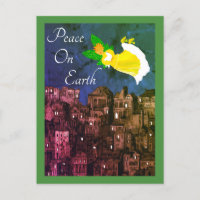 Peace on Earth Angel avec carte plat Dove