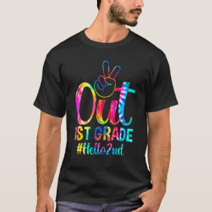 Peace Out 1. Klasse Hallo 2. Klasse zurück zur Sch T-Shirt