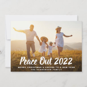 Peace Out 2022 Foto Weihnachten - Neues Jahr