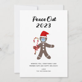 Peace Out 2022 Funny Sprichwort Weihnachten Lebkuc