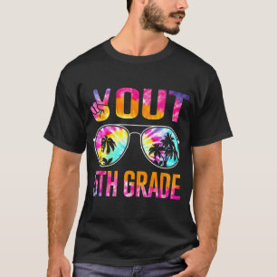 Peace Out 5. Grad Gefärbte Krawatte Abschluss letz T-Shirt