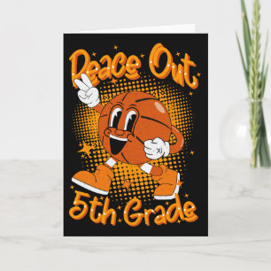 Peace Out 5. Klasse Abschluss am letzten Tag Karte