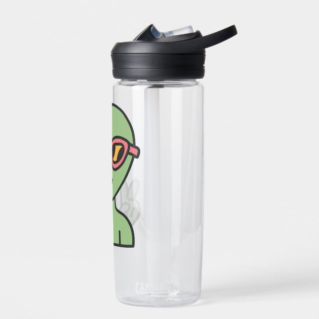 Peace Out Alien Trinkflasche (Links)