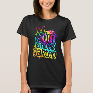 Peace Out Kindergarten Abschluss am letzten Scho-T T-Shirt