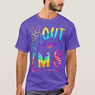 Peace Out Seven Im 8. Gefärbte Krawatte 8. Happy B T-Shirt