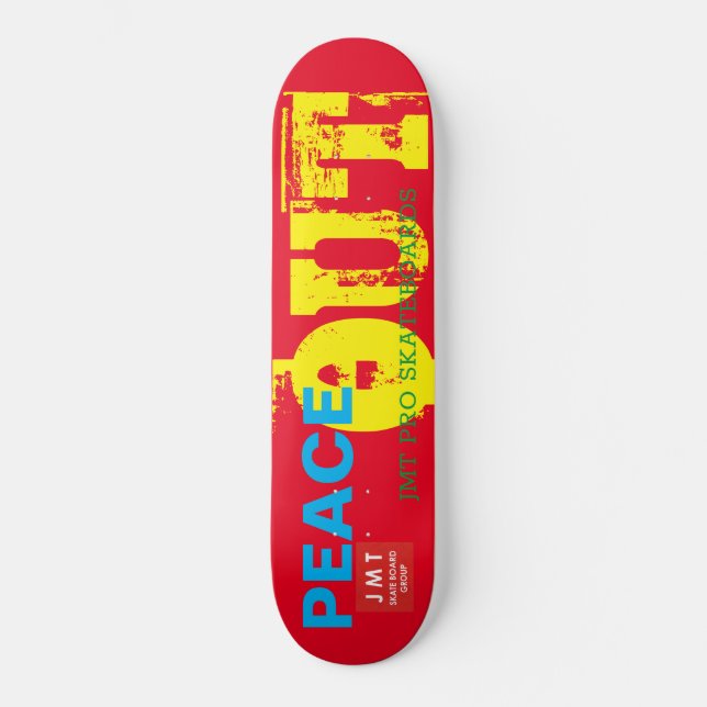 PEACE OUT SKATEBOARDS / JMT USA (Vorderseite)