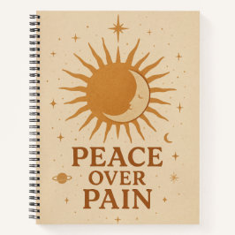 Peace Over Pain Journal – Mindfulness and Self-Lov Notizbuch