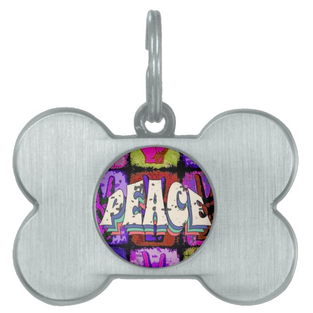 Peace Pet ID Tag Tiermarke (Vorderseite)