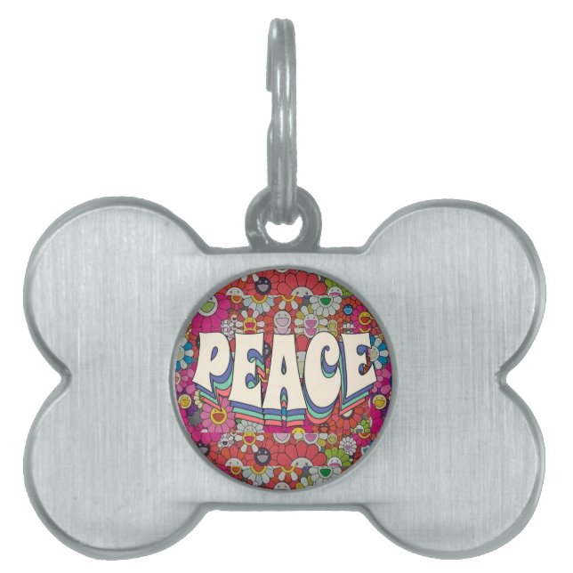Peace Pet ID Tag Tiermarke (Vorderseite)