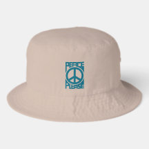 Peace Please Blaue Beschriftung