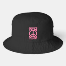 Peace Please Rosa Schriftzug