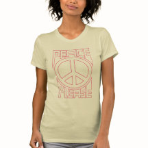 Peace Please Rosa Umrandete Buchstaben