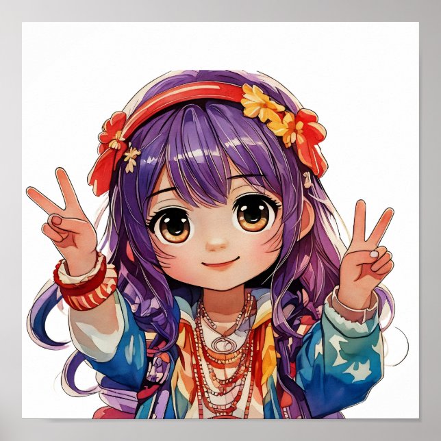 PEACE  POSTER (Vorne)